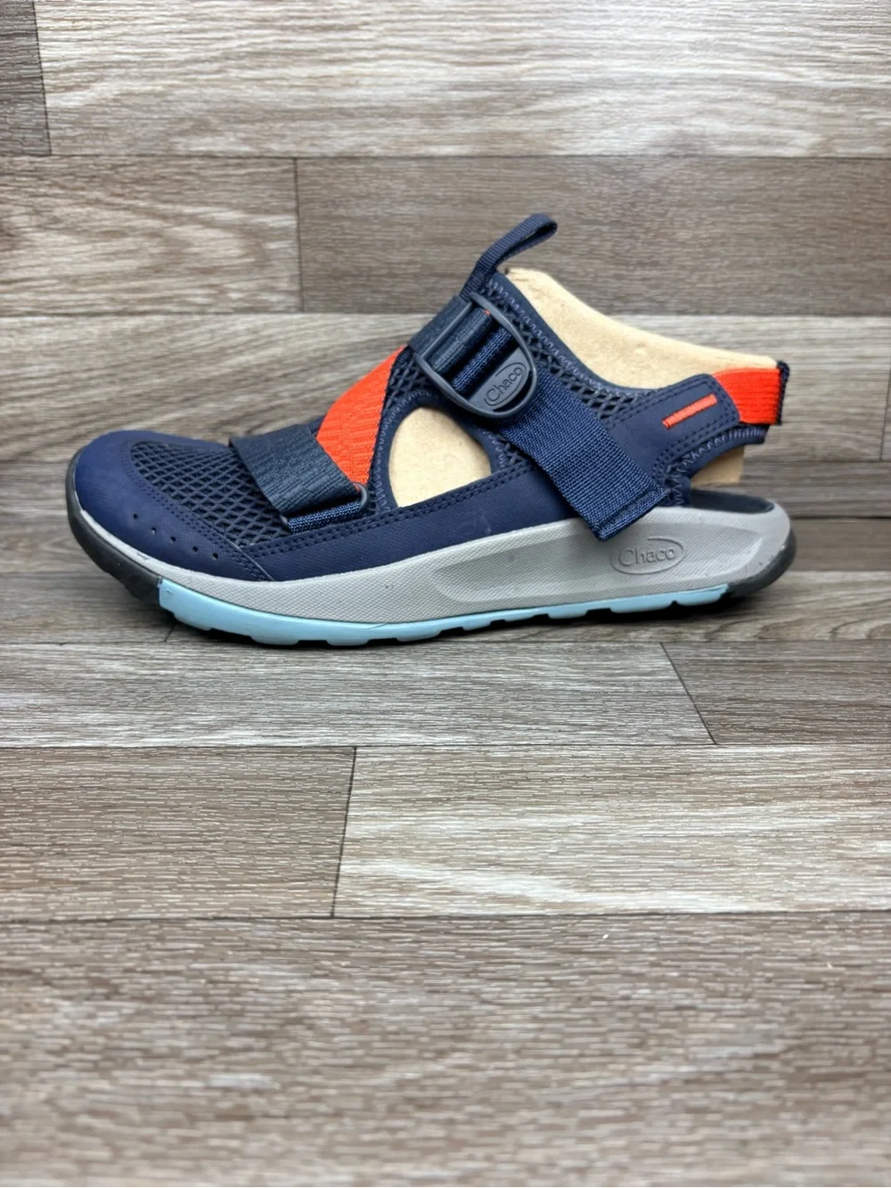 Chaco Men's Odyssey All Terrain Closed Toe Sports Sandal J106467 Navy Sz 8